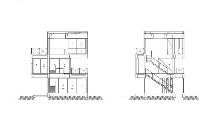 BIM建筑|群山环抱中的雕塑：MHS住宅 / ASWA