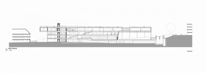 BIM建筑|体育与科学精神的碰撞：布莱顿学院 / OMA