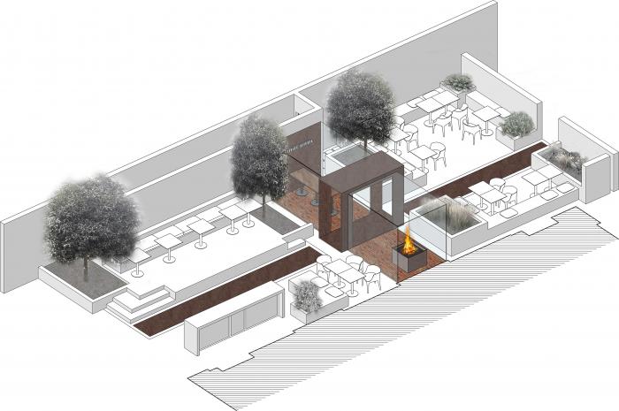 BIM建筑|当时间与温度交织于空间——CHARCOHOL巧客餐厅与鸡尾酒吧 / 八荒设计