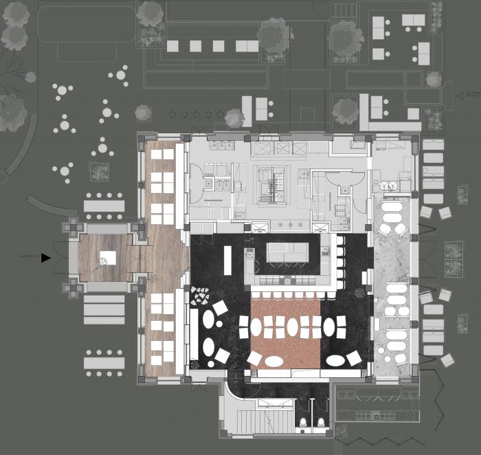 BIM建筑|当时间与温度交织于空间——CHARCOHOL巧客餐厅与鸡尾酒吧 / 八荒设计