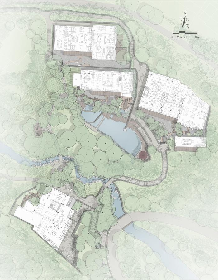 BIM建筑|杭州菩提谷度假民宿 / 中国美术学院风景建筑设计研究总院