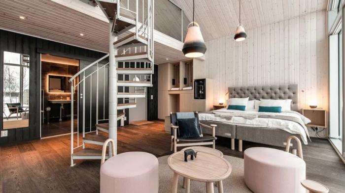 BIM建筑|漂浮于卢勒河上的水疗酒店：“北极浴”