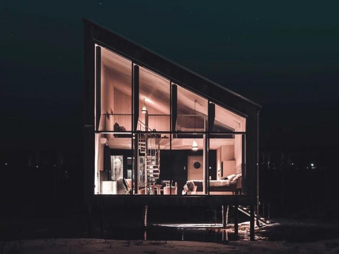 BIM建筑|漂浮于卢勒河上的水疗酒店：“北极浴”