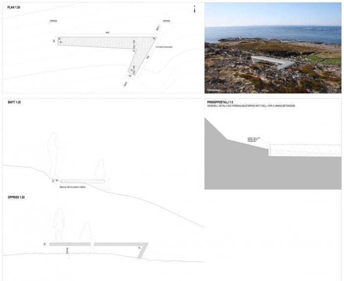 BIM建筑|在折叠混凝土上观海：错乱岩层上的游客中心 / MORFEUS arkitekter