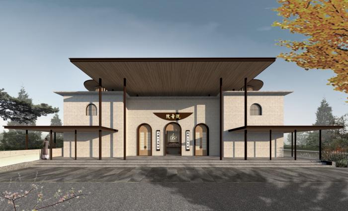 BIM建筑|于空灵之处，觅得静修：江苏扬州观音院 / 上海善祥建筑设计