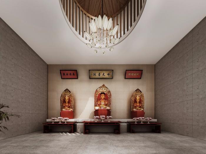 BIM建筑|于空灵之处，觅得静修：江苏扬州观音院 / 上海善祥建筑设计