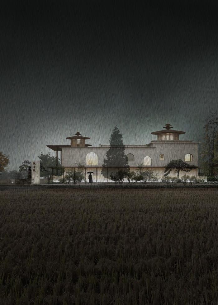 BIM建筑|于空灵之处，觅得静修：江苏扬州观音院 / 上海善祥建筑设计