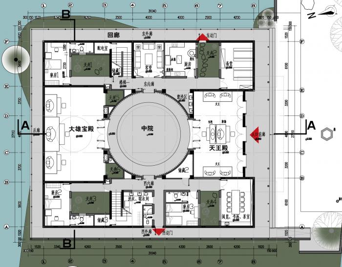 BIM建筑|于空灵之处，觅得静修：江苏扬州观音院 / 上海善祥建筑设计