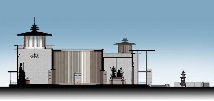 BIM建筑|于空灵之处，觅得静修：江苏扬州观音院 / 上海善祥建筑设计