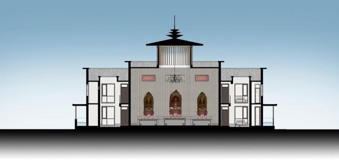 BIM建筑|于空灵之处，觅得静修：江苏扬州观音院 / 上海善祥建筑设计