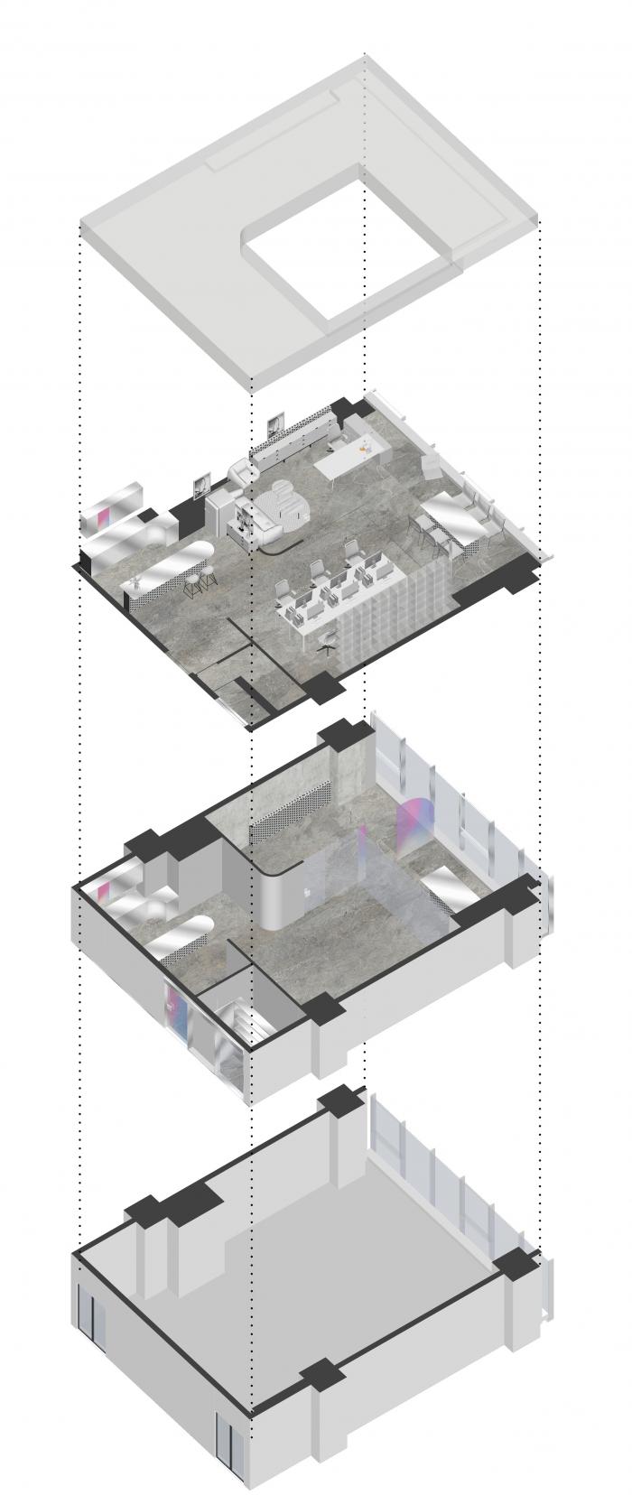 BIM建筑|一次与材质的对话，将回忆延续的空间之旅 / 卧野空间设计事务所