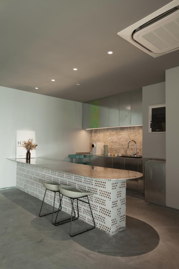 BIM建筑|一次与材质的对话，将回忆延续的空间之旅 / 卧野空间设计事务所