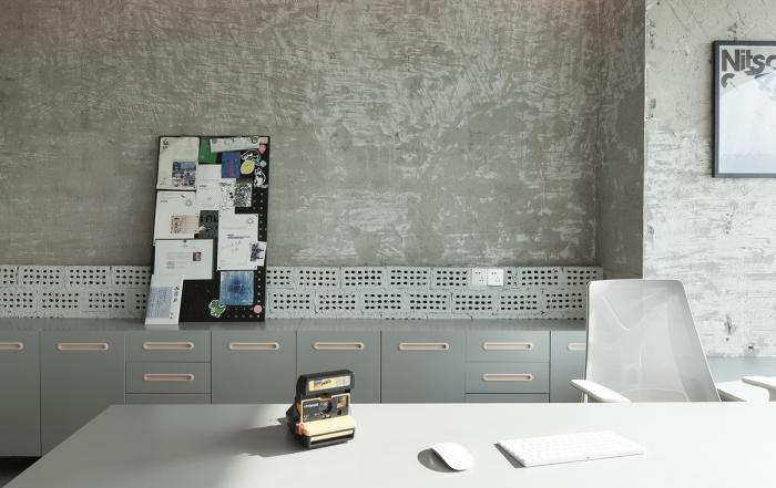 BIM建筑|一次与材质的对话，将回忆延续的空间之旅 / 卧野空间设计事务所