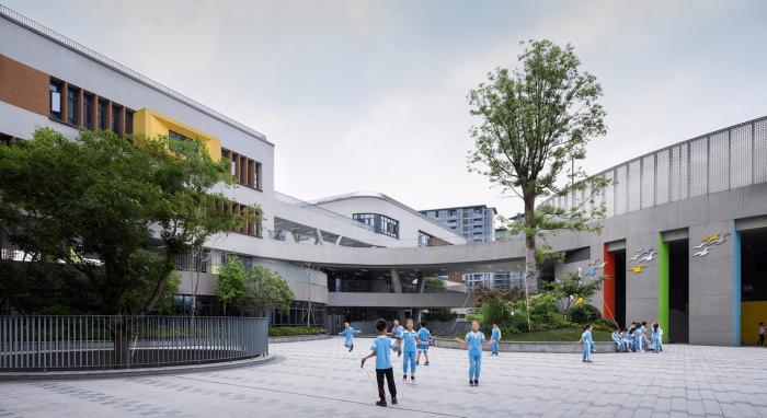 BIM建筑|杭州市胜利小学新城校区及附属幼儿园 / 浙江大学建筑设计研究院有限公司