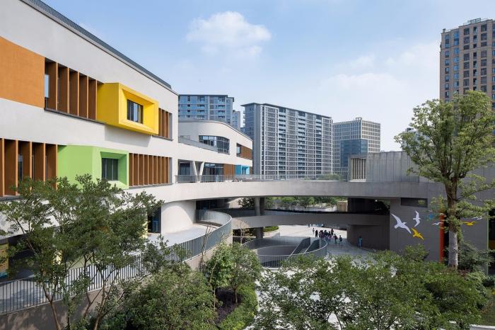 BIM建筑|杭州市胜利小学新城校区及附属幼儿园 / 浙江大学建筑设计研究院有限公司