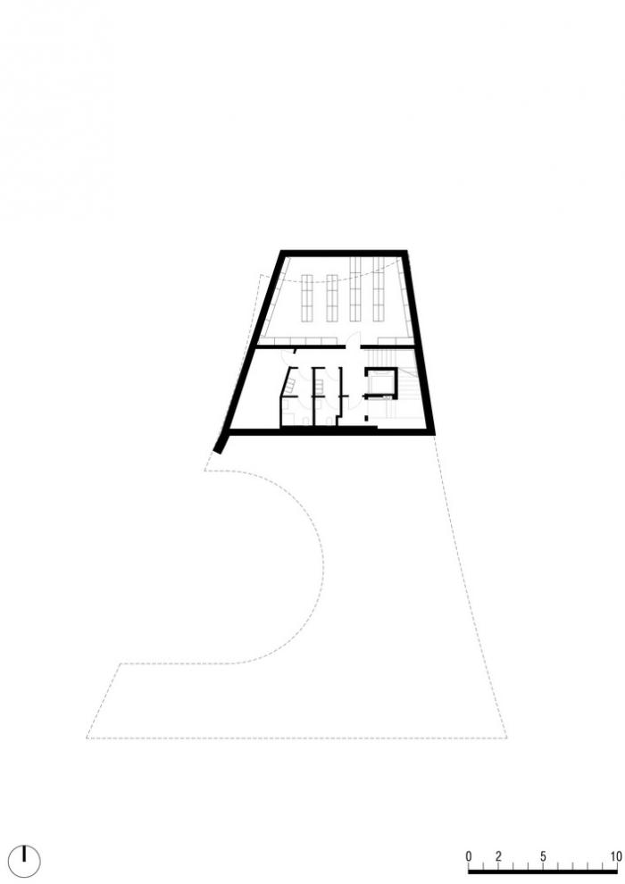 BIM建筑|融合古典，调皮地飞动——环抱老树的游客中心 / MoDusArchitects