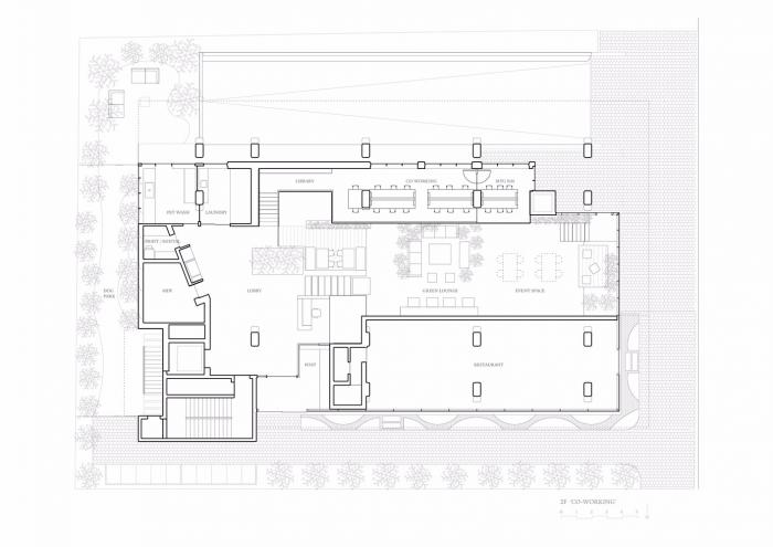BIM建筑|首尔“树”形公寓 / Bo-DAA
