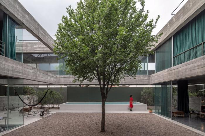 BIM建筑|未完成的废墟感——墨西哥八梁宅 / Covachita Taller