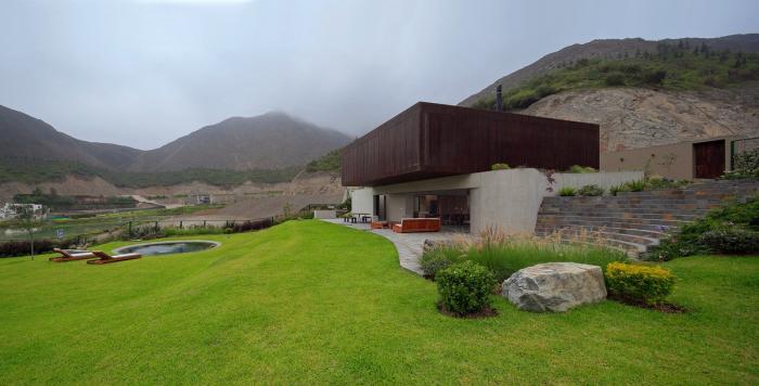 BIM建筑|山野乡村的有机住宅——“木盒之下” / Martin Dulanto Arquitecto