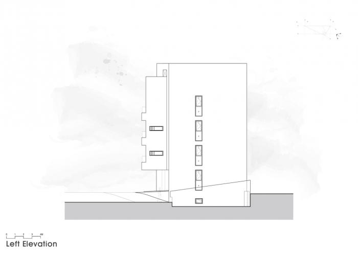 BIM建筑|混凝土构筑的抽象几何空间：Atelier 11办公楼 / Atelier 11