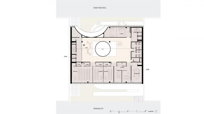 BIM建筑|曲线动感，不朽的雕塑：马什哈德建筑工程组织总部 / Nextoffice