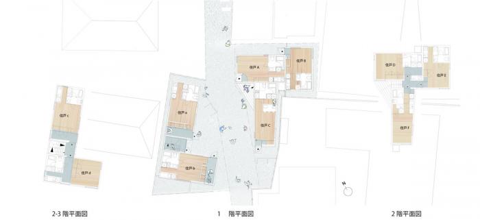 BIM建筑|“Roji公园”的两栋公寓，日本，千叶市 / SO&CO