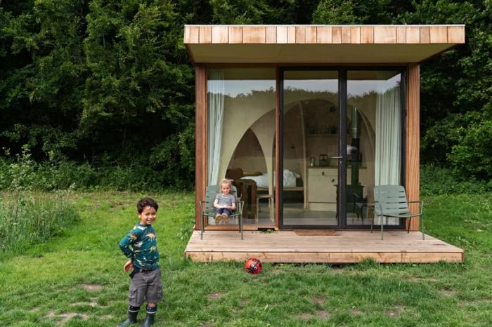 BIM建筑|可移动的森林小屋 / Thewaywebuild