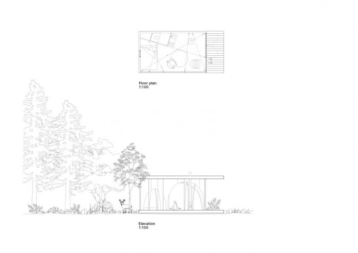 BIM建筑|可移动的森林小屋 / Thewaywebuild