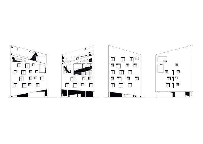 BIM建筑|虚与实的统一：韩国混凝土架空公寓 / Atelier Jun