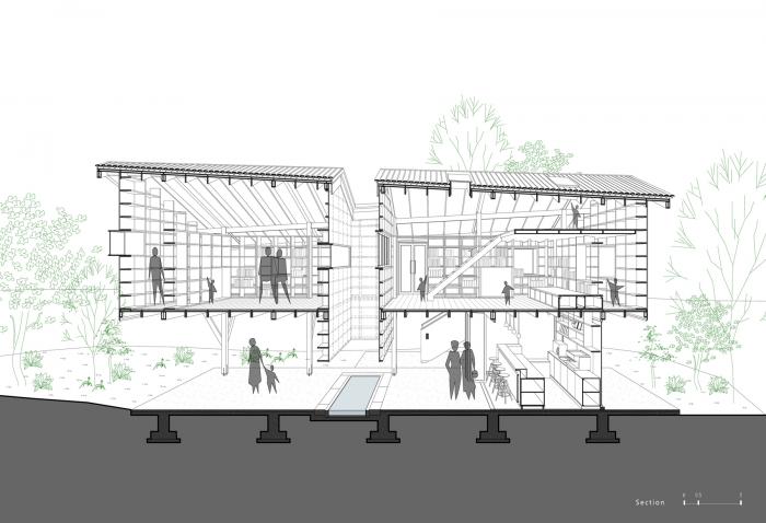 BIM建筑|拾云山房，浙江 / 尌林建筑设计事务所