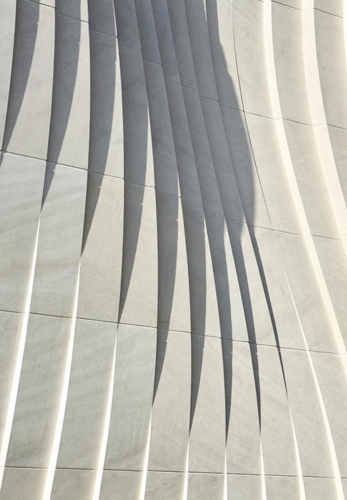 BIM建筑|柔软起伏的白色波浪：德拉斯兄弟酒庄