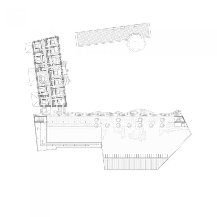 BIM建筑|柔软起伏的白色波浪：德拉斯兄弟酒庄