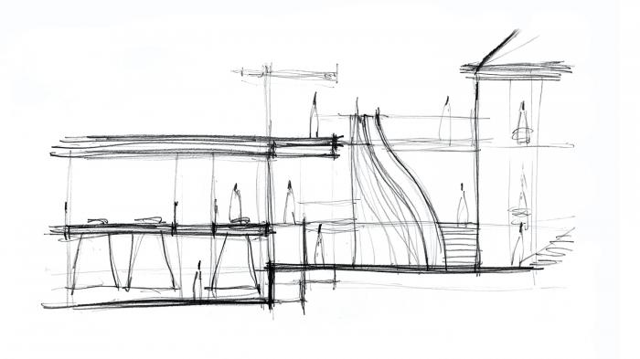 BIM建筑|柔软起伏的白色波浪：德拉斯兄弟酒庄