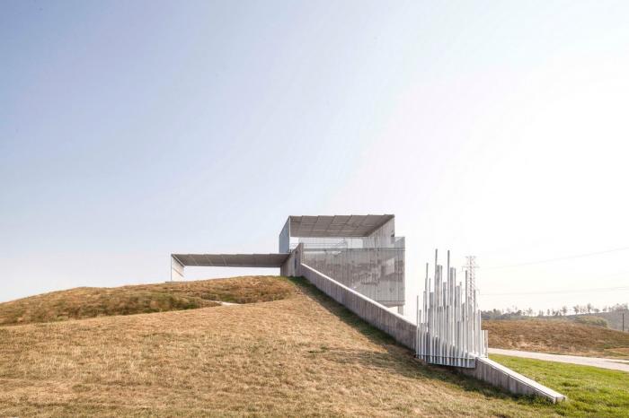 BIM建筑|BMX自行车越野赛道及仓库