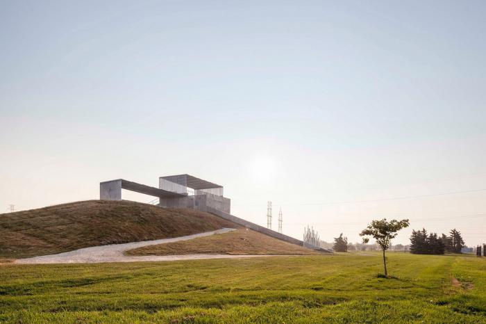 BIM建筑|BMX自行车越野赛道及仓库