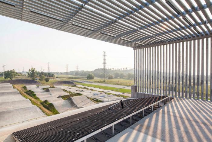 BIM建筑|BMX自行车越野赛道及仓库