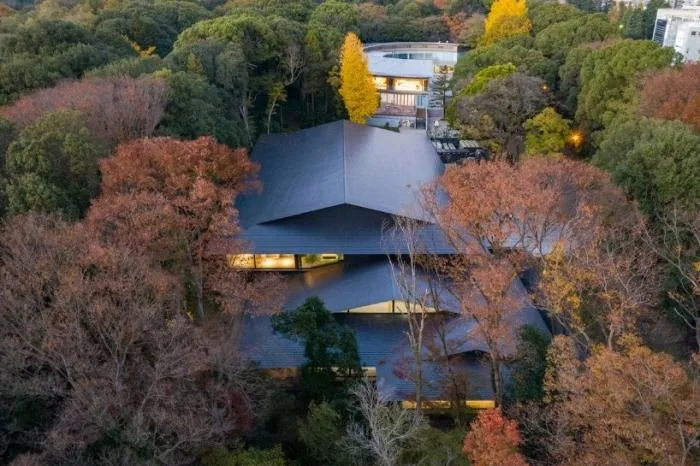 BIM建筑|如飘零落叶，消隐于森林中：日本明治神宫博物馆 / 隈研吾建筑都市设计事务所