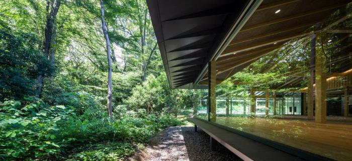 BIM建筑|如飘零落叶，消隐于森林中：日本明治神宫博物馆 / 隈研吾建筑都市设计事务所