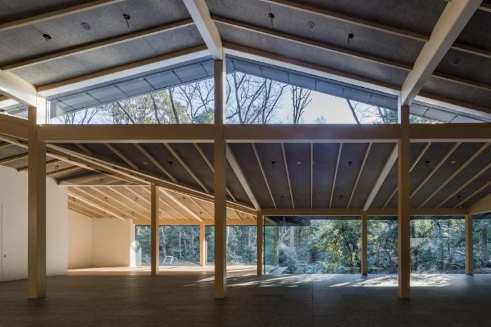 BIM建筑|如飘零落叶，消隐于森林中：日本明治神宫博物馆 / 隈研吾建筑都市设计事务所