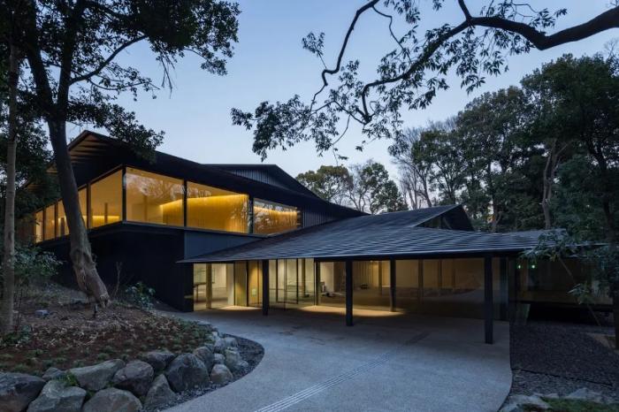 BIM建筑|如飘零落叶，消隐于森林中：日本明治神宫博物馆 / 隈研吾建筑都市设计事务所