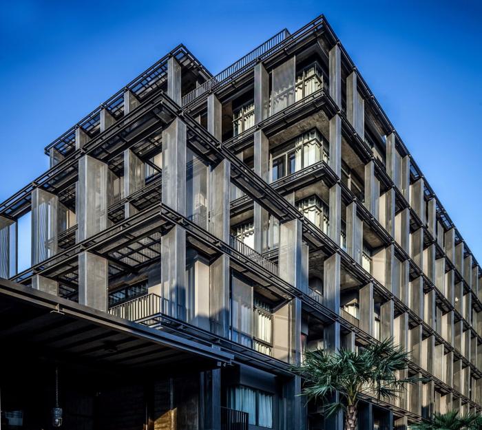 BIM建筑|钢铁框架下蕴含自然原始美：泰国Navakitel 设计酒店