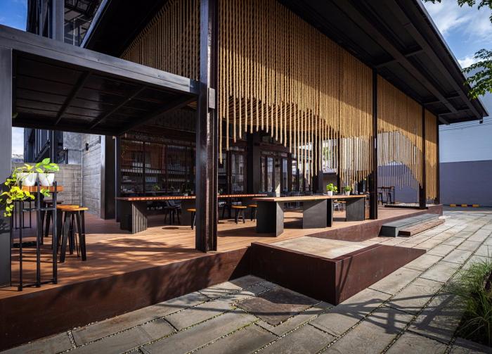 BIM建筑|钢铁框架下蕴含自然原始美：泰国Navakitel 设计酒店