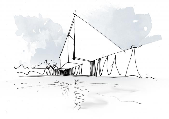 BIM建筑|城市水岸新名片——合肥徽创•君泊项目体验区解读 / 上海天华建筑设计