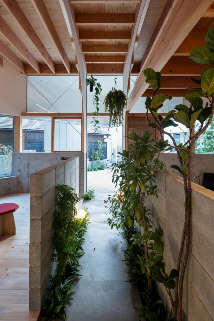 BIM建筑|神户“帽盒”之家，旋转45度的平面