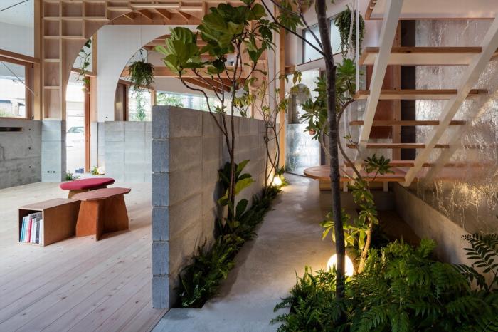 BIM建筑|神户“帽盒”之家，旋转45度的平面