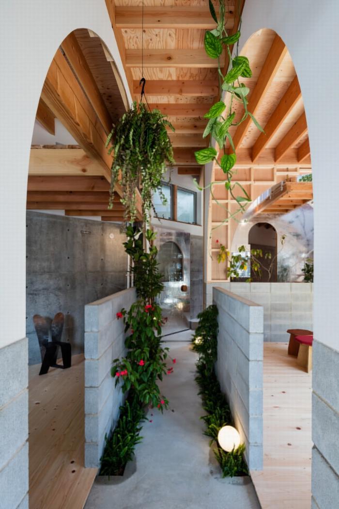 BIM建筑|神户“帽盒”之家，旋转45度的平面