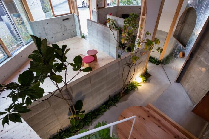 BIM建筑|神户“帽盒”之家，旋转45度的平面