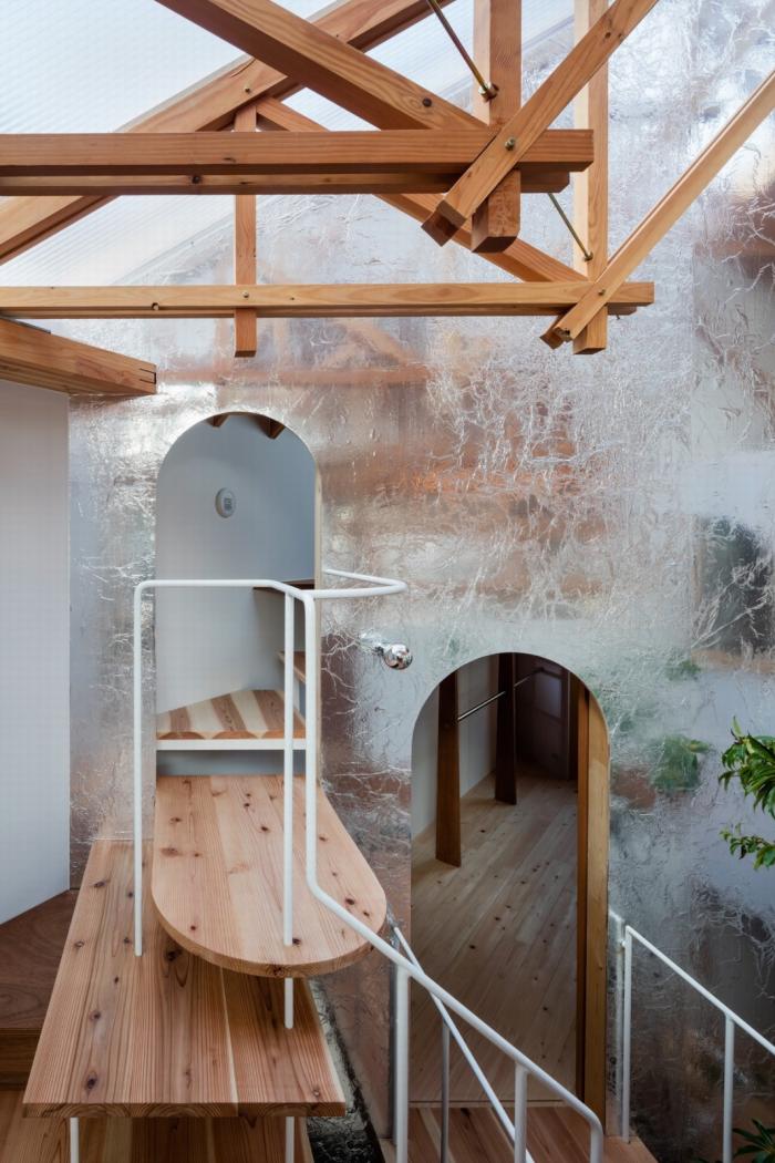 BIM建筑|神户“帽盒”之家，旋转45度的平面