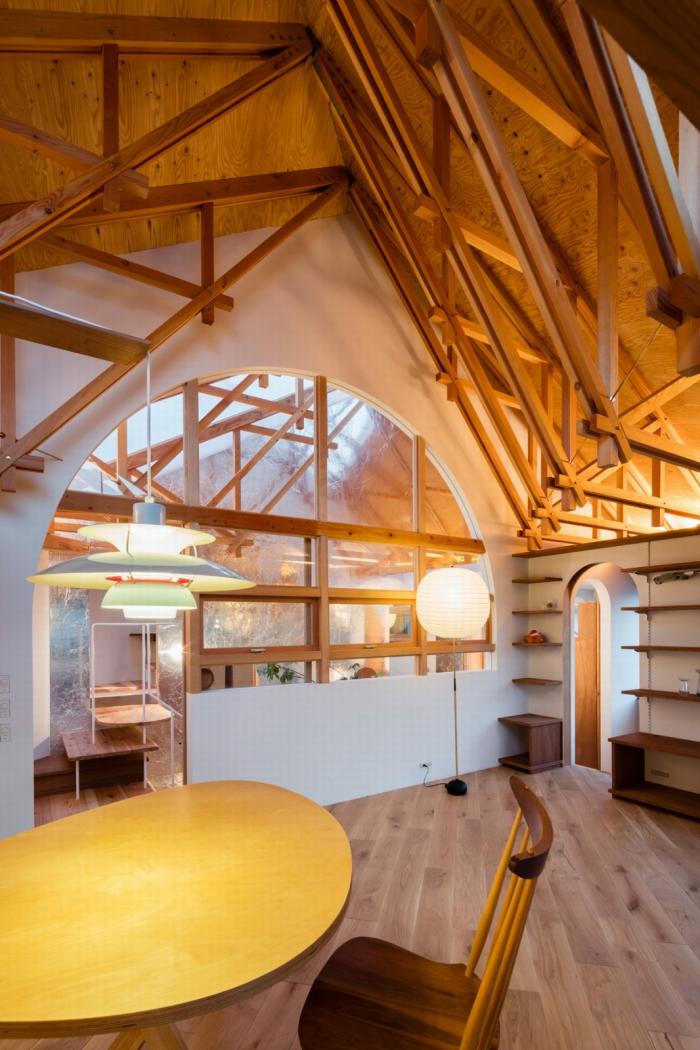 BIM建筑|神户“帽盒”之家，旋转45度的平面