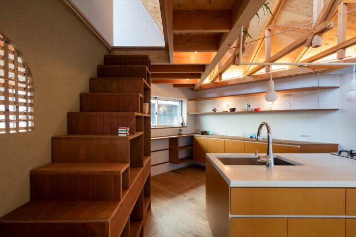 BIM建筑|神户“帽盒”之家，旋转45度的平面